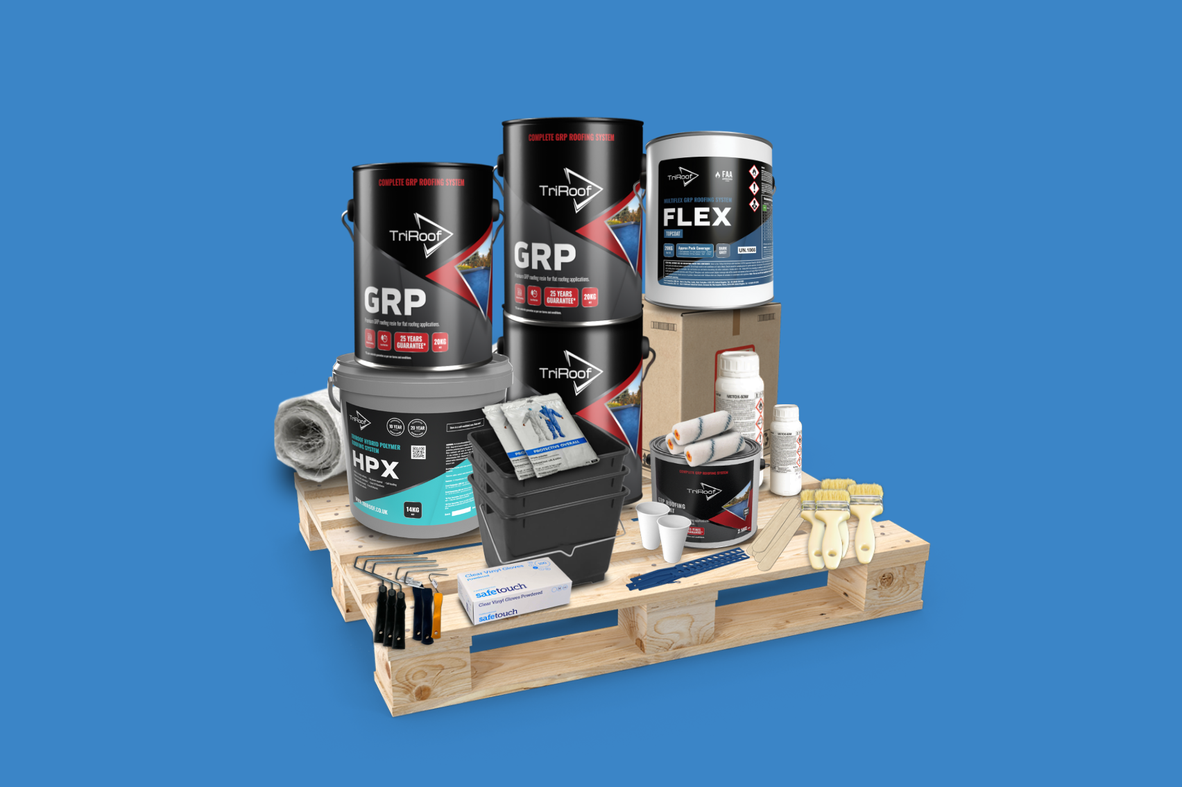 Tricel Fibreglass Roofing Kits