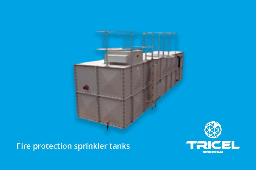 Tricel Fire Protection Sprinkler Tanks